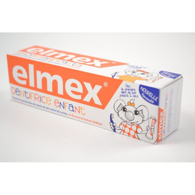 Elmex Dentifrice Pour Enfant Jusqu A 6 Ans Tube De 50 Ml