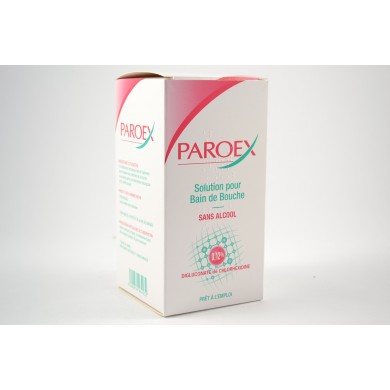 PAROEX Solution pour bain de bouche Sans Alcool Flacon de 500 ml PAROEX Solution pour bain de bouche Sans Alcool Flacon de 500 ml