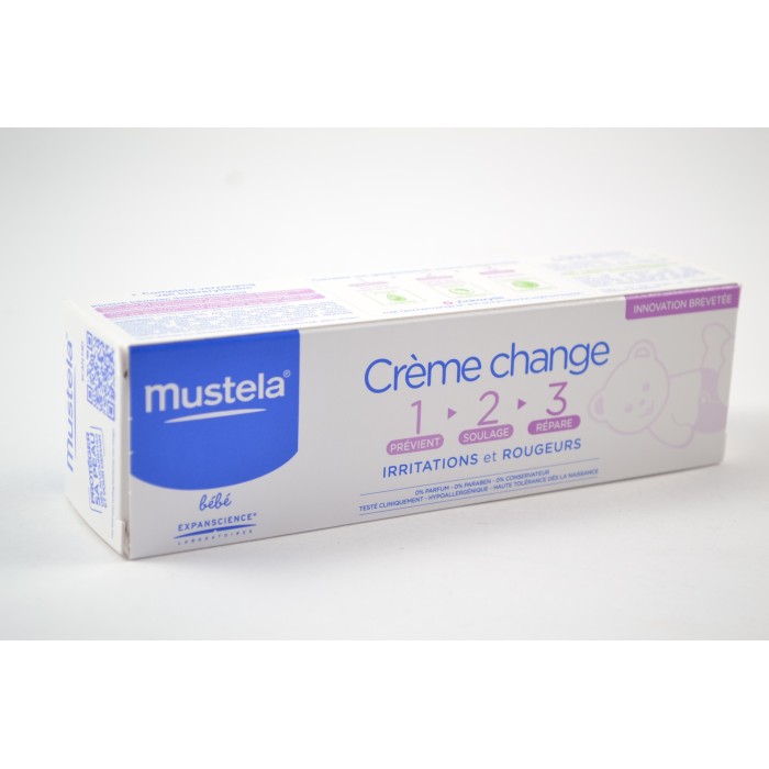 MUSTELA BEBE CREME POUR LE CHANGE 1,2,3 50 ML : Le change