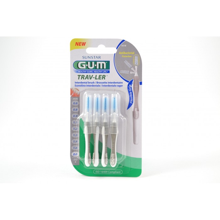 GUM TRAV-LER Brosette interdentaire 2.0 mm GUM TRAV-LER Brosette interdentaire 2.0 mm