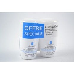 LA ROCHE POSAY  Déodorant physiologique 24H 2 Billes de 50ml LA ROCHE POSAY  Déodorant physiologique 24H 2 Billes de 50ml