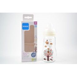 MAM Biberon en verre 2 mois et + 260 ml
