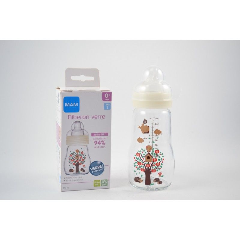 Mam Biberon En Verre 170 Ml Sous Taille Long Taille Xl Color Carbone Mam Biberon En Verre 170 Ml Sous Taille Long Taille Xl Color Carbone