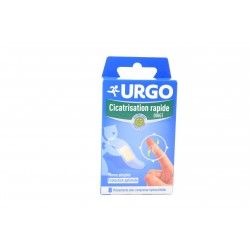 URGO Cicatrisation rapide Boite de 8 pansements avec compresses URGO Cicatrisation rapide Boite de 8 pansements avec compresses