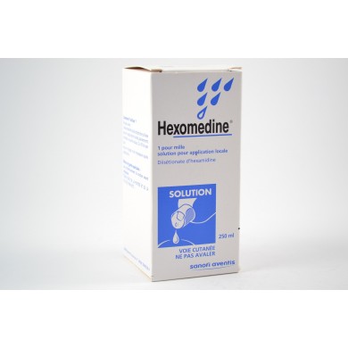 HEXOMEDINE 1 pour mille Solution pour application locale Flacon de 250 ml HEXOMEDINE 1 pour mille Solution pour application locale Flacon de 250 ml