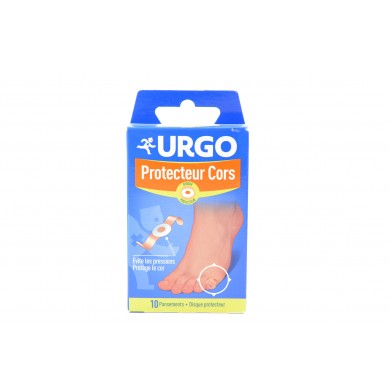 URGO Pansement protecteur cors Boite de 10 URGO Pansement protecteur cors Boite de 10