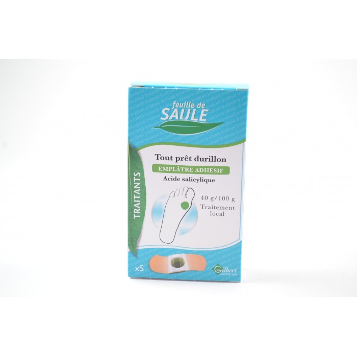 FEUILLE DE SAULE Emplâtre pour durillons Boite de 5