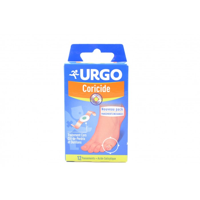 URGO Coricide Boite de 12 Pansements + acide salicylique