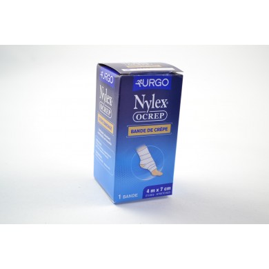 URGO NYLEX OCREP Bande de crêpe 4 m X 7 cm URGO NYLEX OCREP Bande de crêpe 4 m X 7 cm