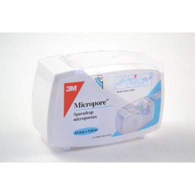MICROPORE Sparadrap microporeux 25 mm X 9.14 m MICROPORE Sparadrap microporeux 25 mm X 9.14 m