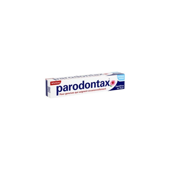 PARODONTAX Dentifrice au fluor Fraicheur intense Tube de 75 ml