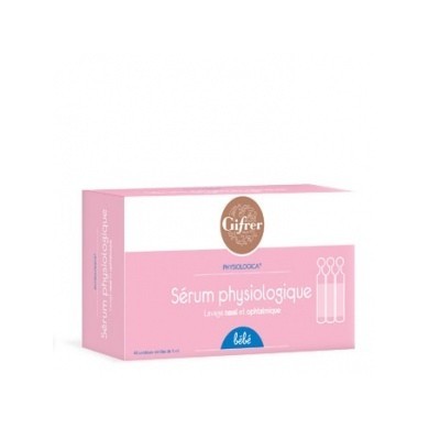 Sérum physiologique GIFRER 30 Unidoses de 5ml Sérum physiologique GIFRER 30 Unidoses de 5ml