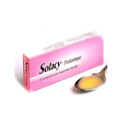 SOLACY Pédiatrique Boite de 60 comprimés pour suspension buvable SOLACY Pédiatrique Boite de 60 comprimés pour suspension buvable