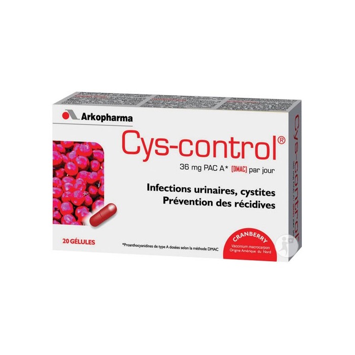 ARKOPHARMA CYS-CONTROL Boite de 20 gélules