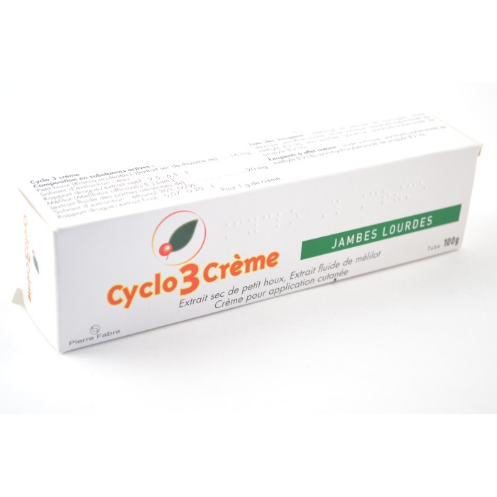 CYCLO 3 Jambes Lourdes  Tube de 100 gr de pommade