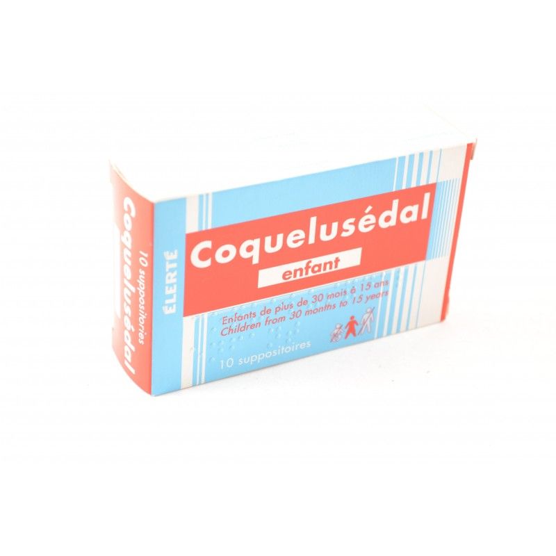 Coquelusedal Enfant 30 Mois A 15 Ans Boite De 10 Suppositoires Coquelusedal Enfant 30 Mois A 15 Ans Boite De 10 Suppositoires