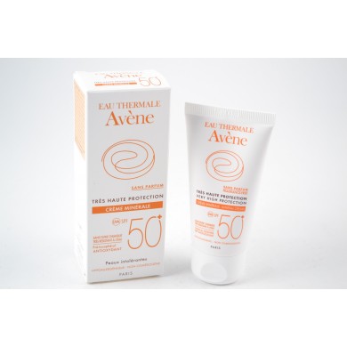 AVENE SOLAIRE SPF50+ Crème minérale haute protection 50ml Avene - 2 AVENE SOLAIRE SPF50+ Crème minérale haute protection 50ml Avene - 2