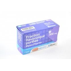 FRACTION FLAVONOÎQUE Purifiée 500 mg Boite de 60 comprimés NOVARTIS SANTÉ FAMILIALE SAS - 1