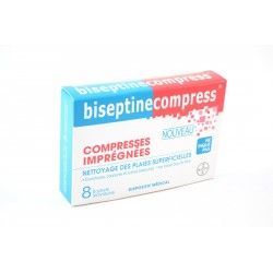 BISEPTINE COMPRESS Boite de 8 sachets individuels