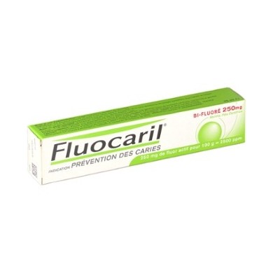 FLUOCARIL Dentifrice Bi-Fluoré Menthe - Pâte dentaire 250 mg - Tube 125 ml FLUOCARIL Dentifrice Bi-Fluoré Menthe - Pâte dentaire 250 mg - Tube 125 ml