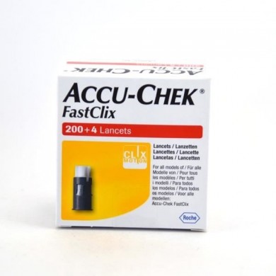 ACCUCHEK FASTCLIX Lancettes Boîte de 204 Roche diagnostic - 1