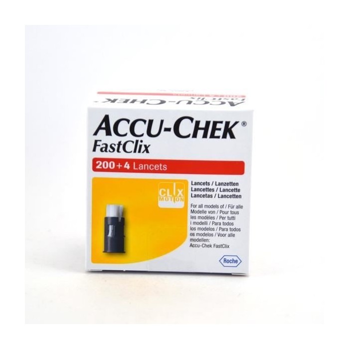 ACCUCHEK FASTCLIX Lancettes Boîte de 204 Roche diagnostic - 1