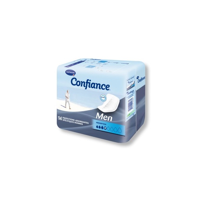CONFIANCE Proctections absorbantes Spécifiques Hommes Paquet de 14 protections