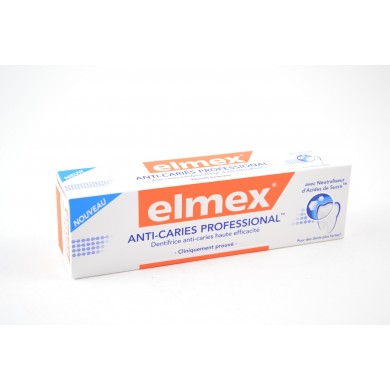 ELMEX Dentifrice anti-caries professional Tube de 75 ml ELMEX Dentifrice anti-caries professional Tube de 75 ml
