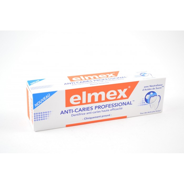 ELMEX Dentifrice anti-caries professional Tube de 75 ml ELMEX Dentifrice anti-caries professional Tube de 75 ml