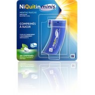 NIQUITIN Minis Nicotine 1.5 mg Comprimés à sucer Menthe fraîche Sans sucre 20 comprimés