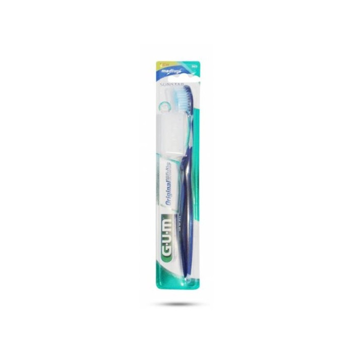 GM Brosse à dents Original White "Médium" + capuchon