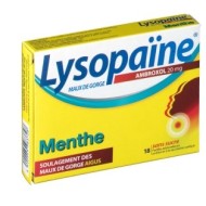 LYSOPAÃNE MX GGE 20mg Past ss suc ment Plq/18