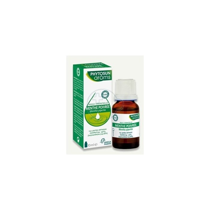 PHYTOSUN AROMS Huile essentielle Menthe Poivrée Flacon de 10 ml
