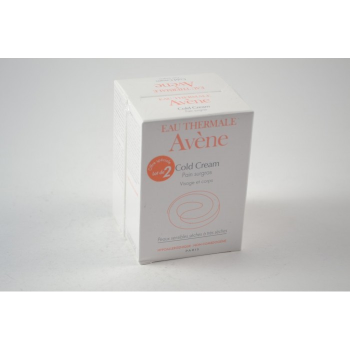 AVENE COLD CREAM Pain surgras visage et corps 2 x 100 g