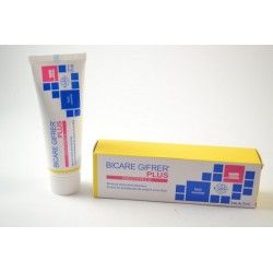 GIFRER Bicare Plus dentifrice Gout Menthol Tube de 75 ml GIFRER Bicare Plus dentifrice Gout Menthol Tube de 75 ml