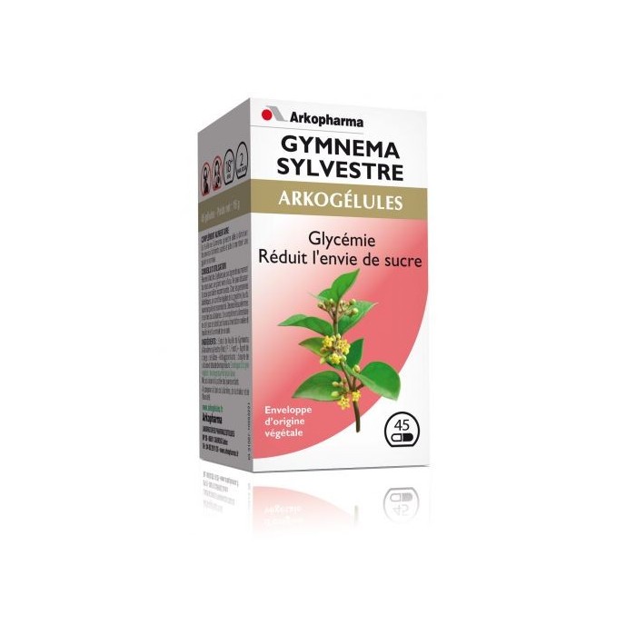 ARKOGELULES Gymnema Sylvestre Boite de 45 capsules pour la glycémie