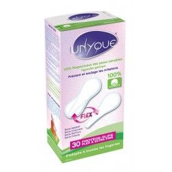 UNYQUE Boite de 30 protège-slips flex et ultra fins