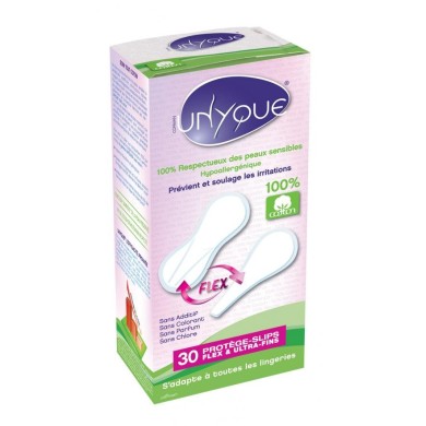 UNYQUE Boite de 30 protège-slips flex et ultra fins