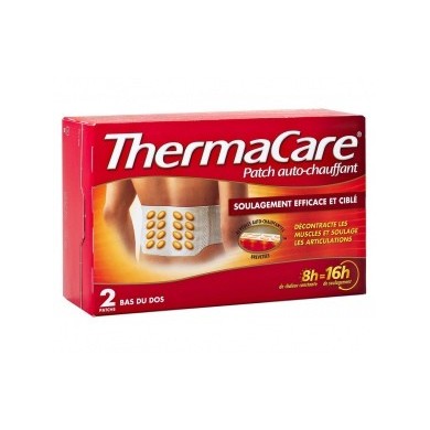 THERMACARE Patch chauffant Bas du dos Boite de 2