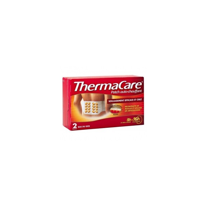 THERMACARE Patch chauffant Bas du dos Boite de 2