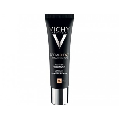 VICHY DERMABLEND 3D Correction Fond de teint n°15 Opal Tube de 30 ml VICHY DERMABLEND 3D Correction Fond de teint n°15 Opal Tube de 30 ml