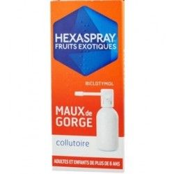 HEXASPRAY Fruit exotique Collutoire de 30 grammes
