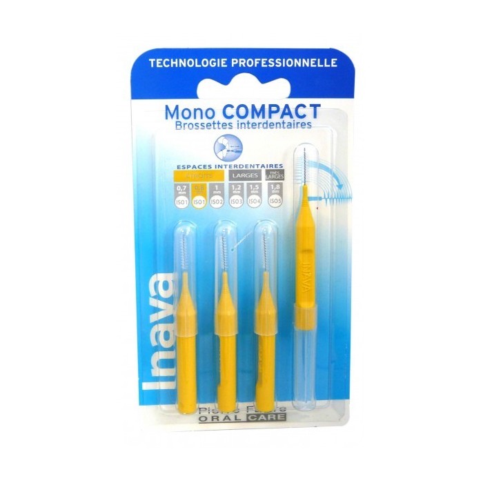 INAVA Brossettes interdentaires 0.8 mm Boite de 4 INAVA Brossettes interdentaires 0.8 mm Boite de 4