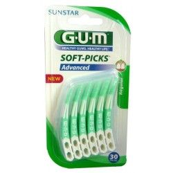 GUM SOFT PICKS Advanced Regular Boite de 30