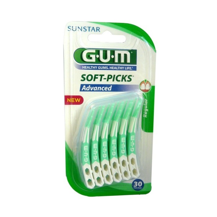 GUM SOFT PICKS Advanced Regular Boite de 30