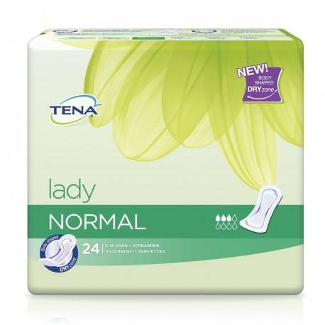 TENA LADY NORMAL Serviette hygiénique Sachet de 24 TENA - 1