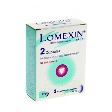 LOMEXIN 600mg Capsules vaginales Plaquette de 2