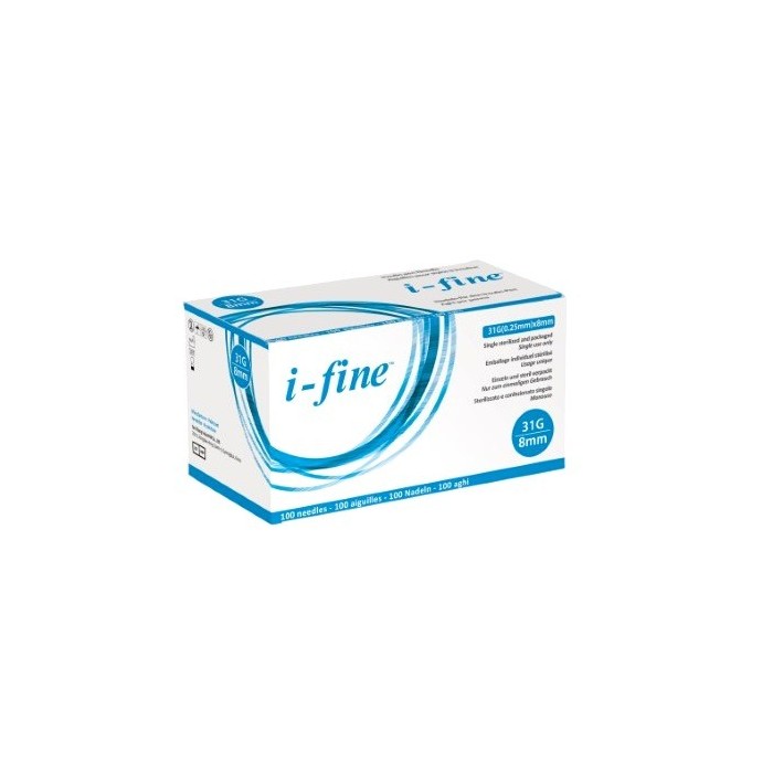 I-FINE  8 mm Boite de 100 Aiguille I-FINE  8 mm Boite de 100 Aiguille