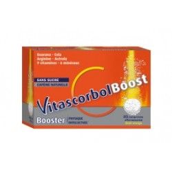 VITASCORBOLBOOST Boite de 20 cmprimés effervescents Goût orange