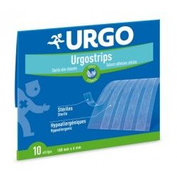 URGOSTRIPS Boite de 10 sutures adhésives stériles hypoallergéniques Urgo - 1 URGOSTRIPS Boite de 10 sutures adhésives stériles hypoallergéniques Urgo - 1